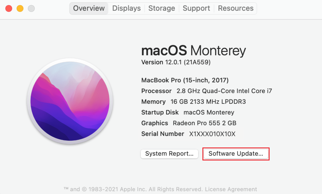 update macOS