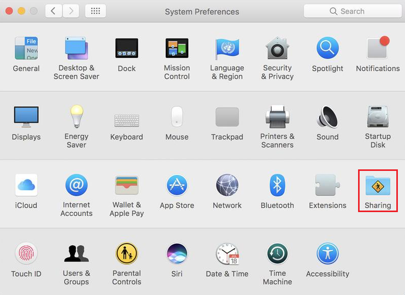 system preferences Mac