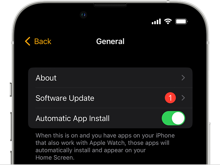 WatchOS Update