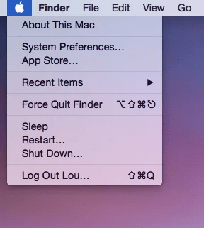 Apple Menu